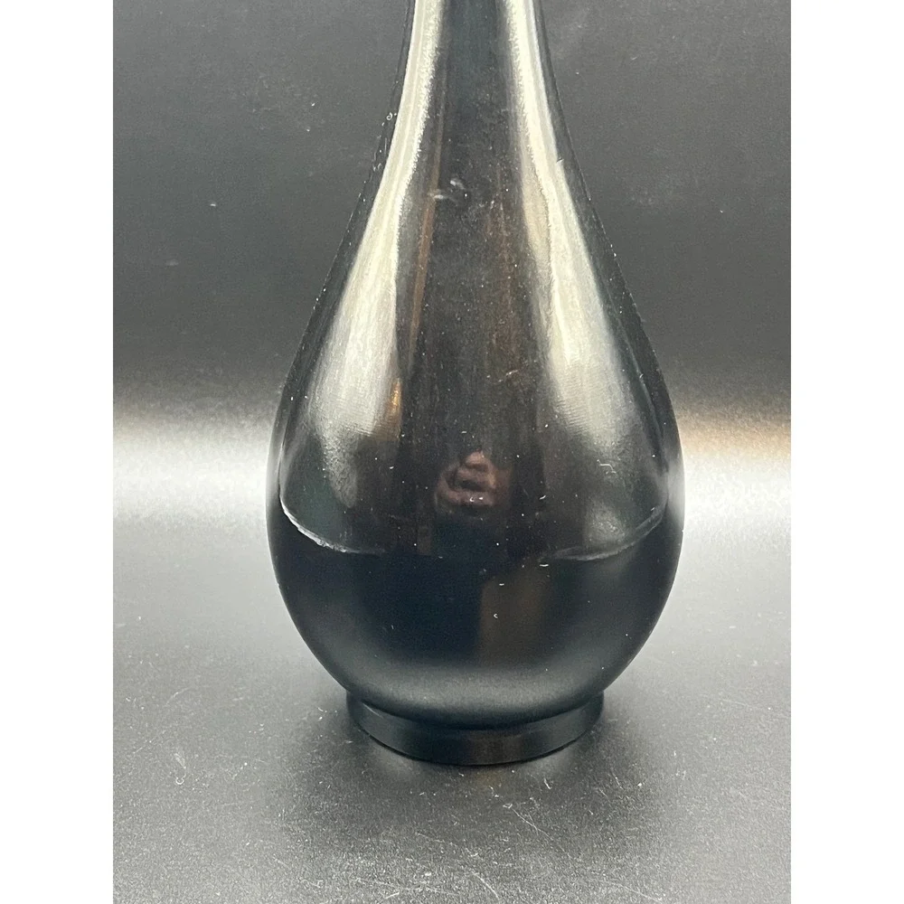 Asian Inspired Bud Vase Black Gold‎ Landscape Design Home Decor Display 9
